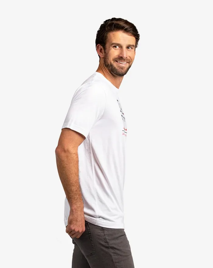 Men Tees TravisMathew DAD BOD White