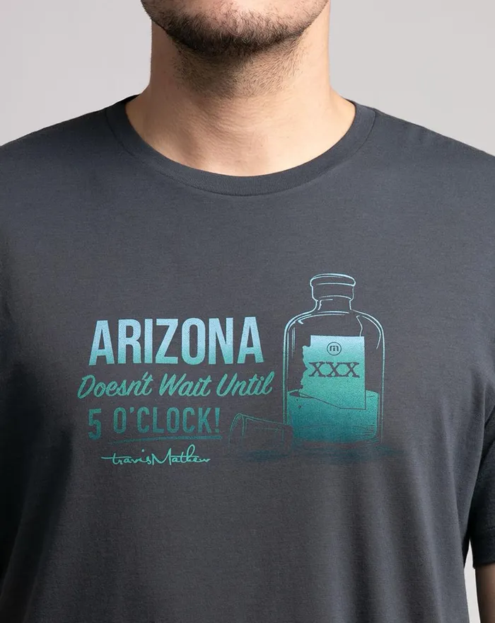 Men Tees TravisMathew DEVILS PORCH TEE Blue Nights