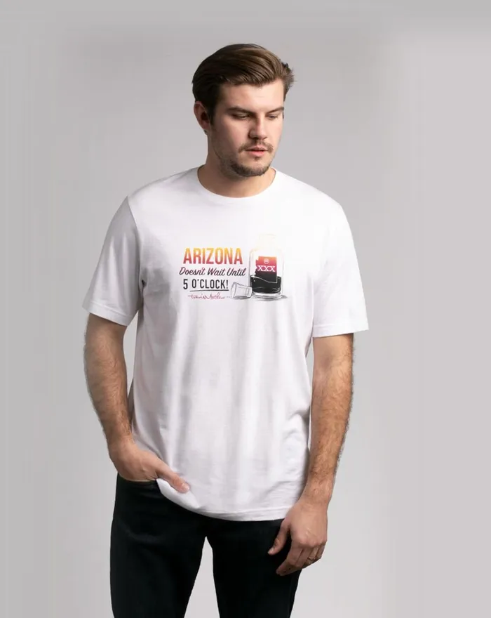 Men Tees TravisMathew DEVILS PORCH TEE White