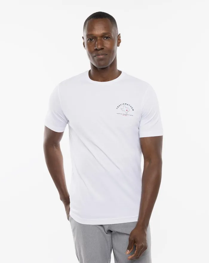 Men Tees TravisMathew ENCHANTED ROCK TEE White