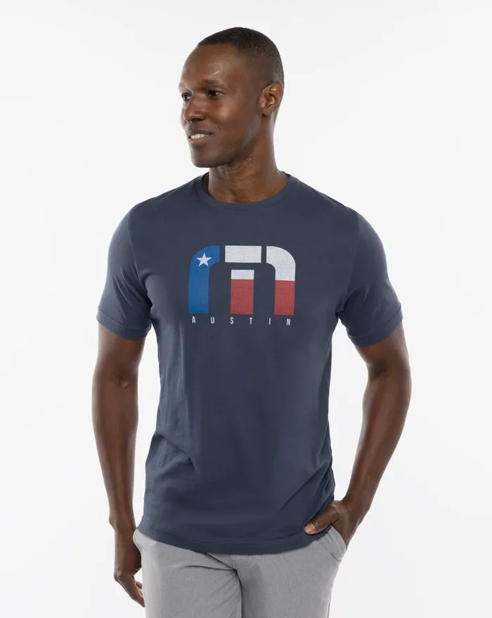 Men Tees TravisMathew LIVE MUSIC TEE Mood Indigo