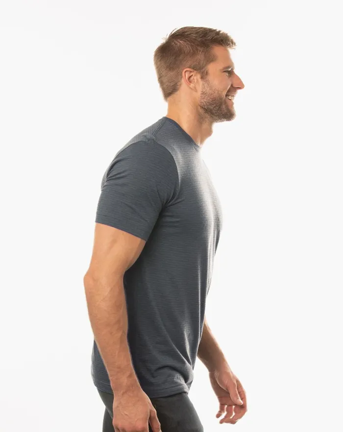Men Tees TravisMathew OLYMPUS Black Men Tees TravisMathew OLYMPUS Black