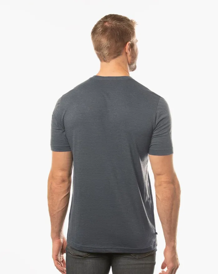 Men Tees TravisMathew OLYMPUS Black Men Tees TravisMathew OLYMPUS Black