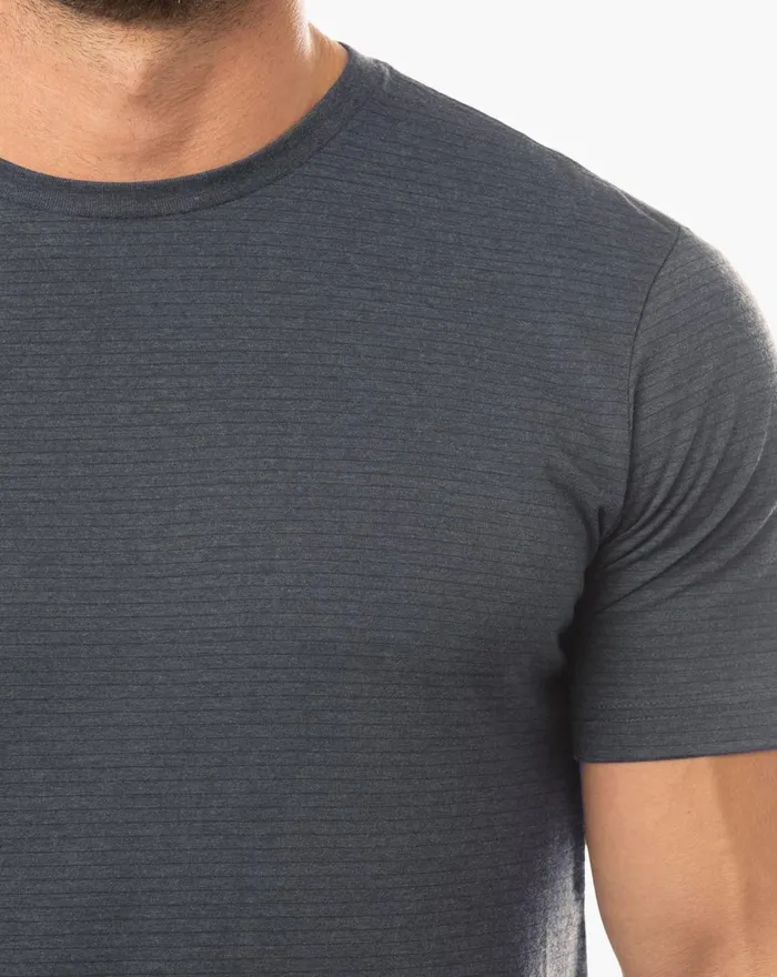 Men Tees TravisMathew OLYMPUS Black Men Tees TravisMathew OLYMPUS Black