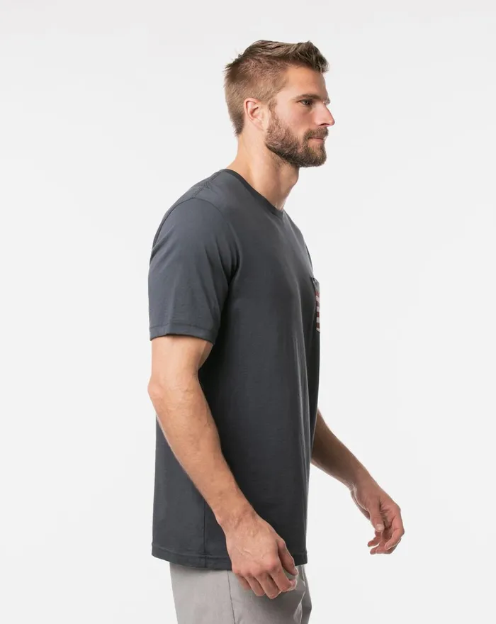 Men Tees TravisMathew PARTY ON TEE Blue Nights