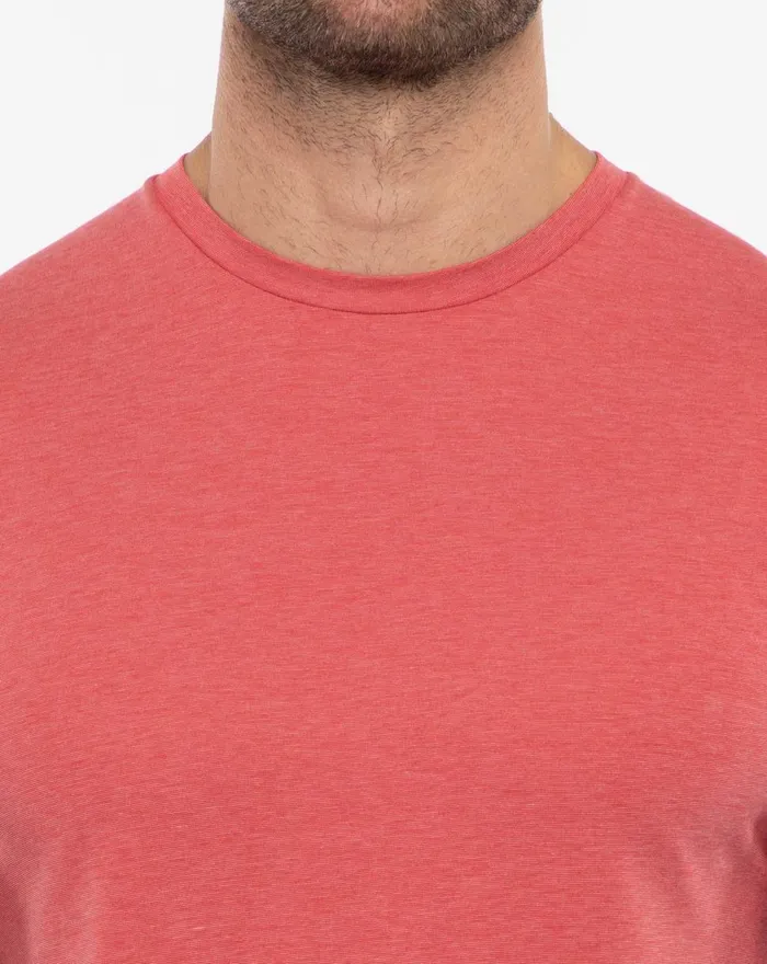 Men Tees TravisMathew POTHOLDER CREW TEE Heather Americana