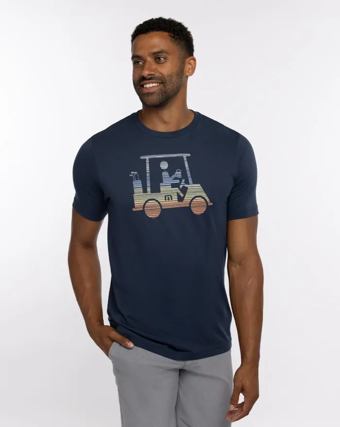 Men Tees TravisMathew RACE YOU TEE Dress Blues