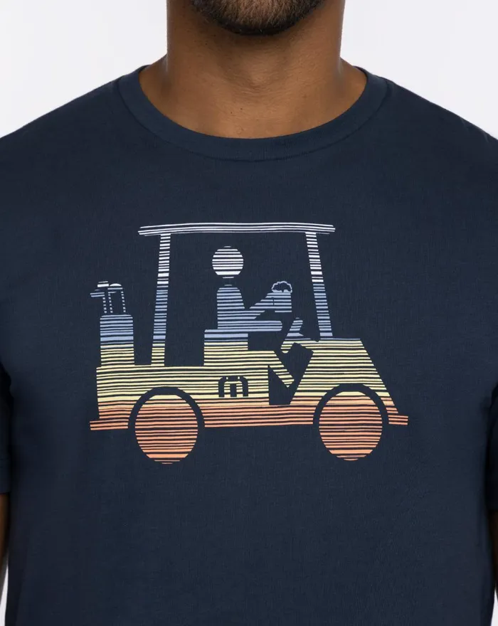 Men Tees TravisMathew RACE YOU TEE Dress Blues Men Tees TravisMathew RACE YOU TEE Dress Blues