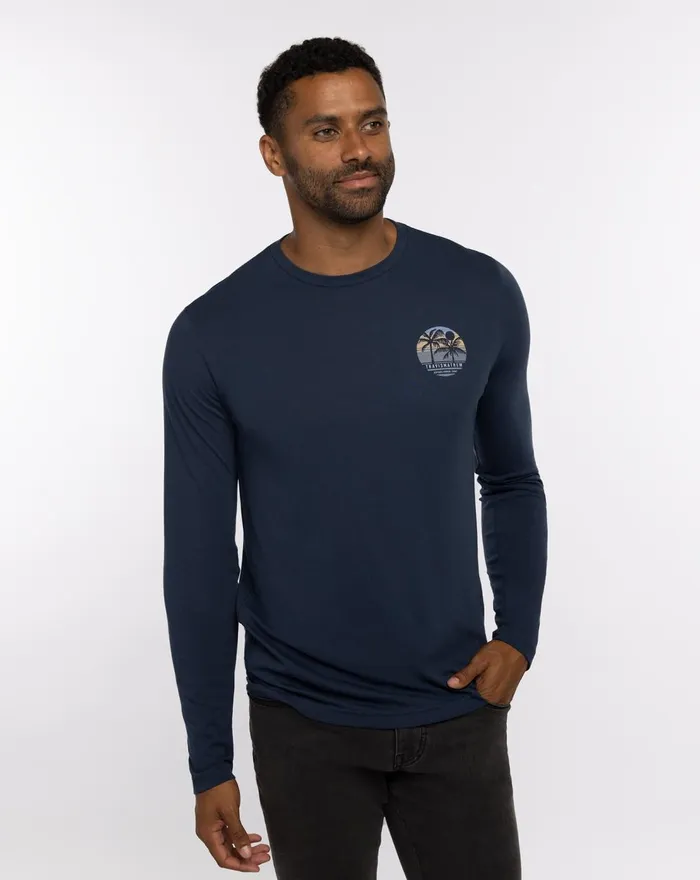 Men Tees TravisMathew ROSARITO TEE Dress Blues