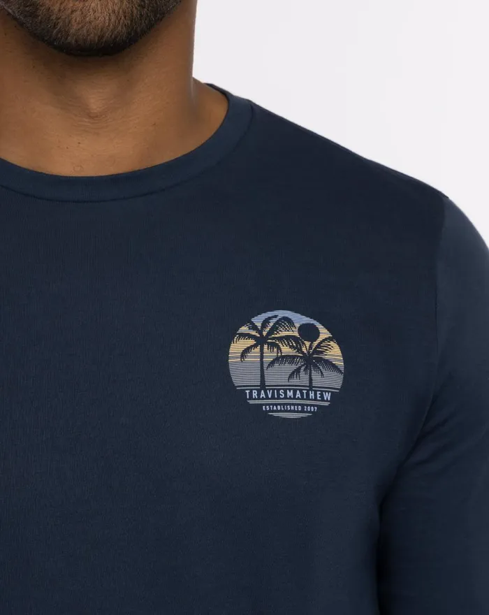 Men Tees TravisMathew ROSARITO TEE Dress Blues Men Tees TravisMathew ROSARITO TEE Dress Blues