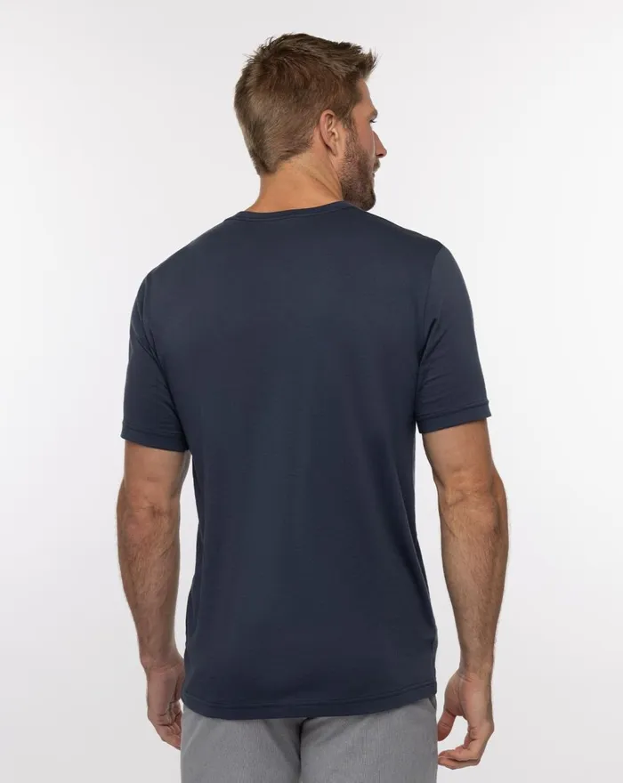 Men Tees TravisMathew SOLAR FLARE TEE Blue Nights