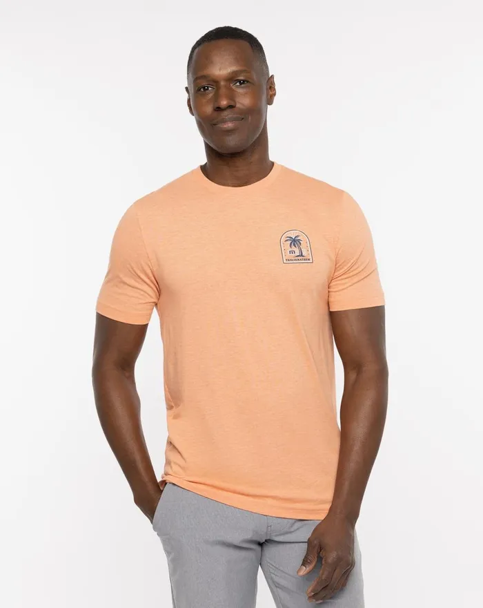 Men Tees TravisMathew SPANISH VILLA TEE Heather Melon
