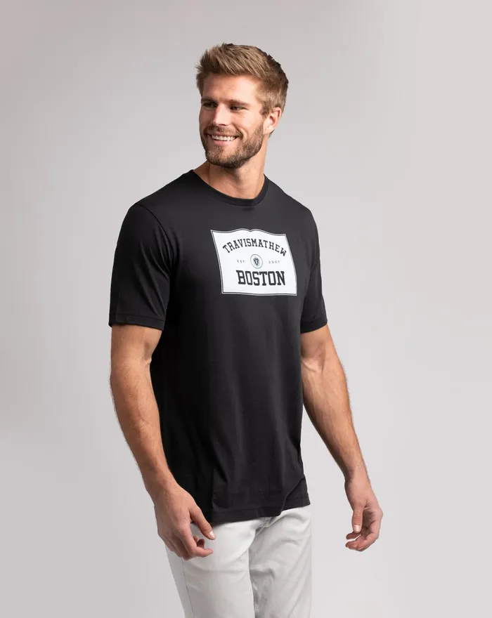 Men Tees TravisMathew TAKE THE T TEE Black