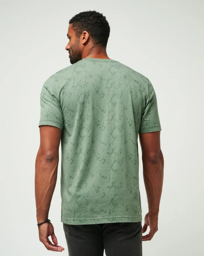 Men Tees TravisMathew WARMER TIDES TEE Laurel Men Tees TravisMathew WARMER TIDES TEE Laurel