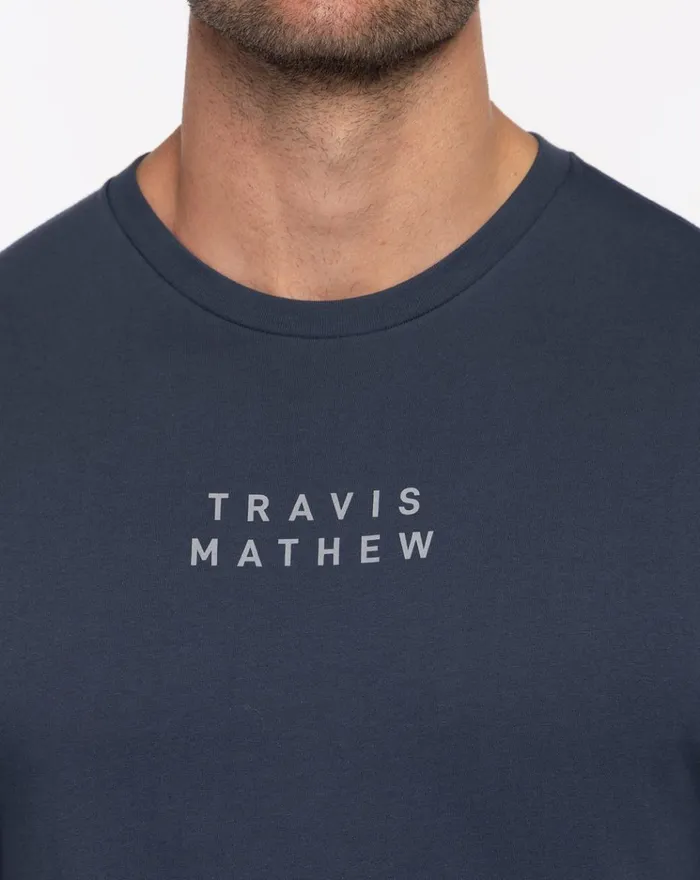 Men Tees TravisMathew YUCCA FLOWER TEE Mood Indigo