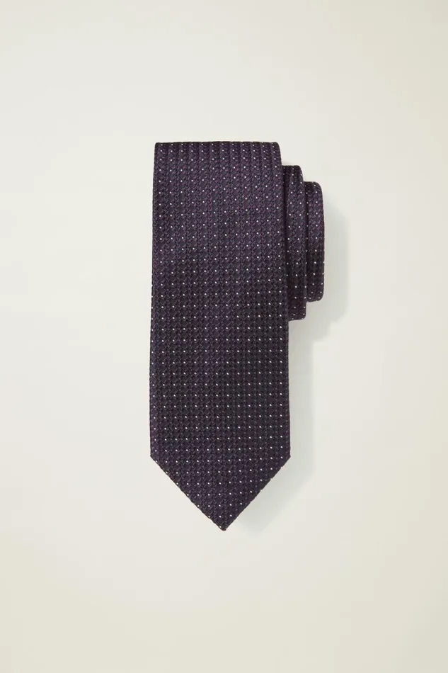 Men Ties and Pocket Squares Bonobos Premium Necktie Purple Dots