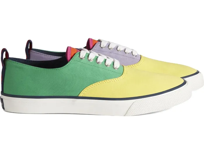 MenWomen Unisex Sperry X Rowing Blazers Cloud CVO Neon Multi Sneaker Yellow Multi Sperry Sneakers