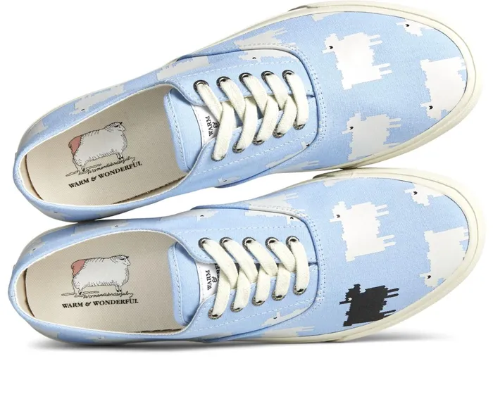 MenWomen Unisex Sperry X Warm and Wonderful Cloud CVO Sneaker Bowie Blue Sperry Sneakers