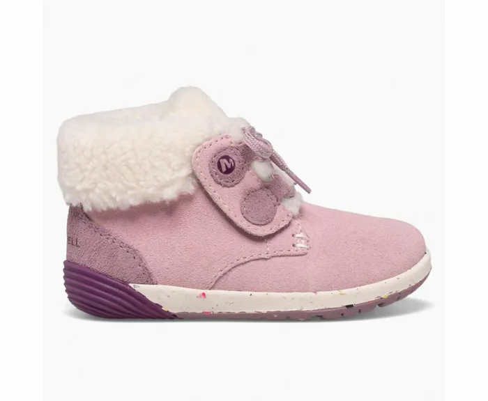 MERRELL Boots Kids Bare Steps Cocoa Jr Boot Dusty Pink