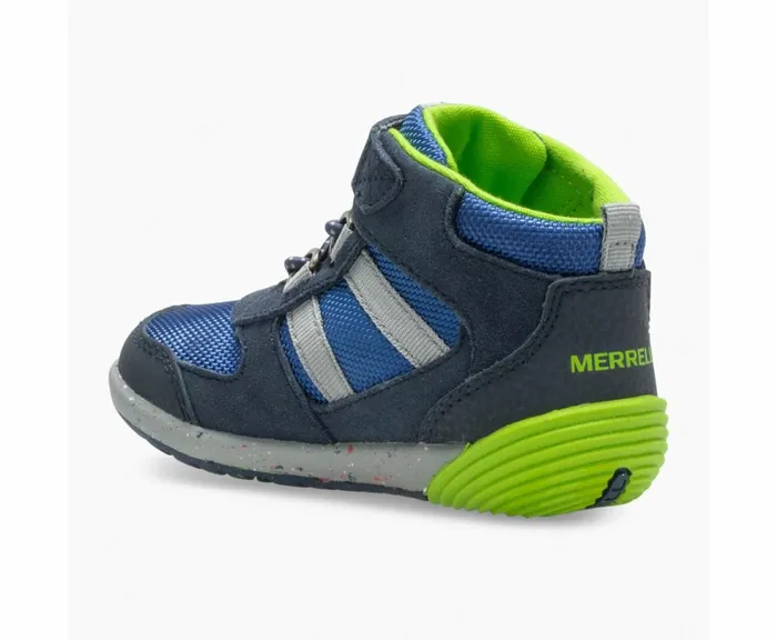MERRELL Boots Kids Bare Steps Ridge Jr Hiker Navygreen MERRELL Boots Kids Bare Steps Ridge Jr Hiker Navygreen