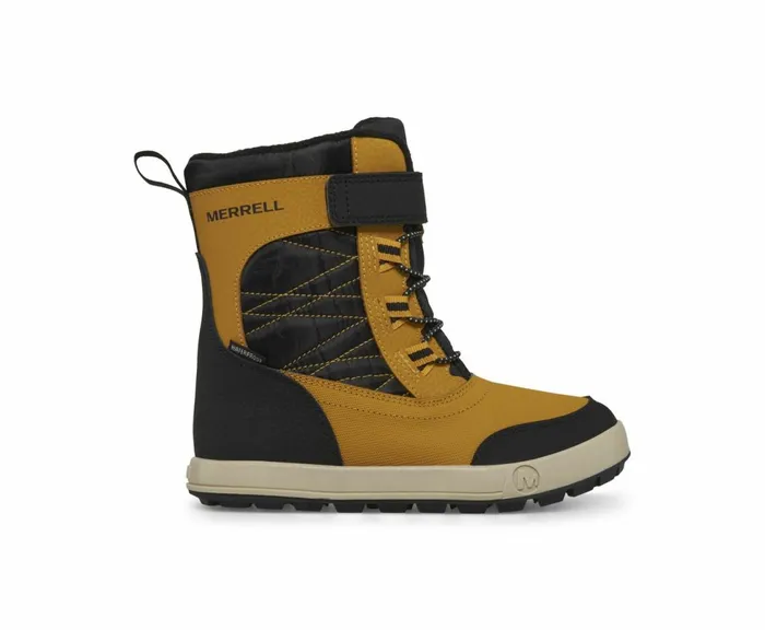 MERRELL Boots Kids Snow Storm 20 Waterproof Boot Wheatblack