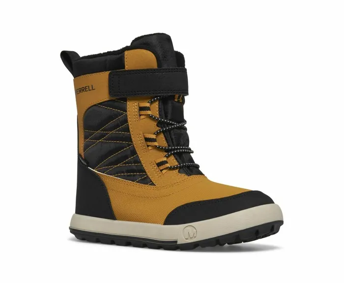 MERRELL Boots Kids Snow Storm 20 Waterproof Boot Wheatblack MERRELL Boots Kids Snow Storm 20 Waterproof Boot Wheatblack