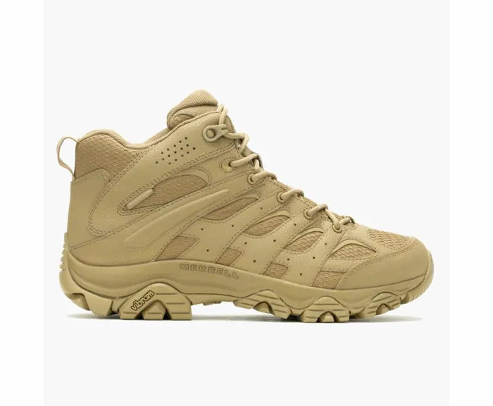 MERRELL Boots Men Moab 3 Mid Tactical Waterproof Wide Width Dark Coyote
