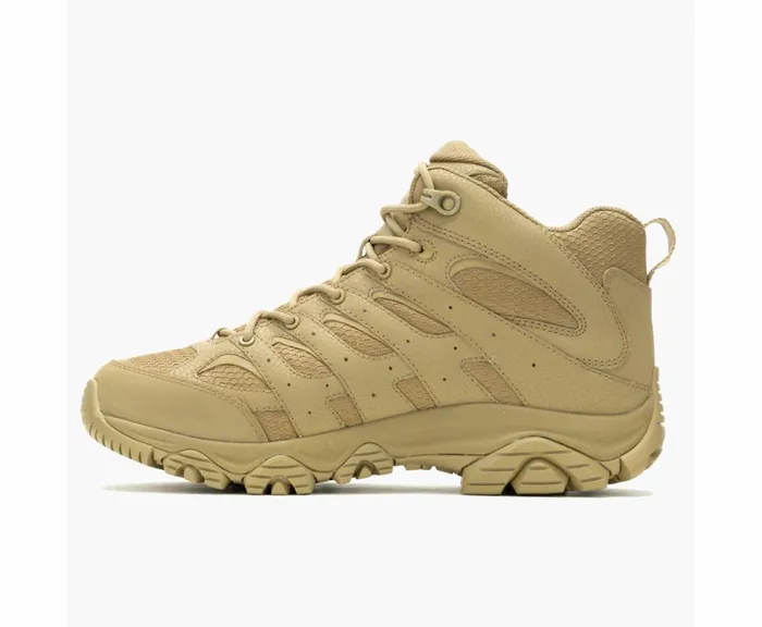MERRELL Boots Men Moab 3 Mid Tactical Waterproof Wide Width Dark Coyote MERRELL Boots Men Moab 3 Mid Tactical Waterproof Wide Width Dark Coyote
