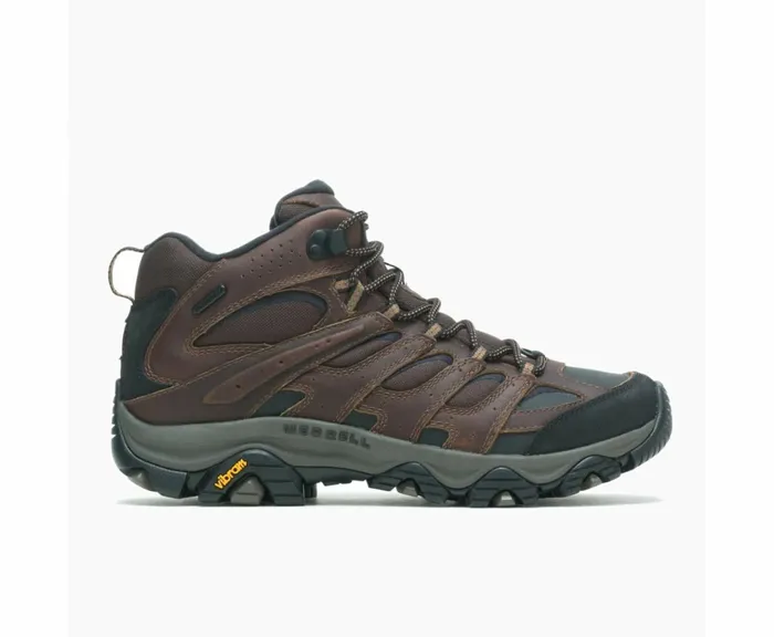 MERRELL Boots Men Moab 3 Thermo Mid Waterproof Wide Width Earth