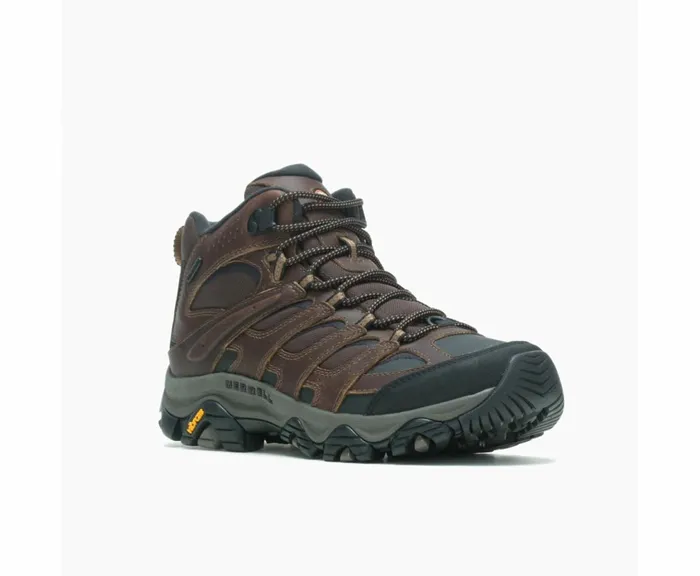 MERRELL Boots Men Moab 3 Thermo Mid Waterproof Wide Width Earth MERRELL Boots Men Moab 3 Thermo Mid Waterproof Wide Width Earth