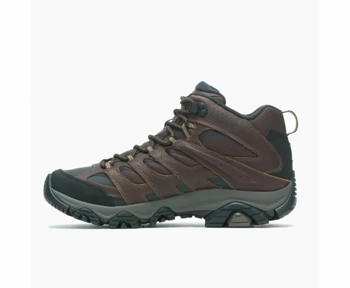 MERRELL Boots Men Moab 3 Thermo Mid Waterproof Wide Width Earth MERRELL Boots Men Moab 3 Thermo Mid Waterproof Wide Width Earth