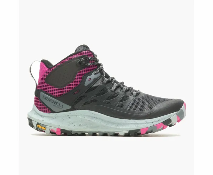 MERRELL Boots Women Antora 3 Mid Waterproof Blackfuchsia