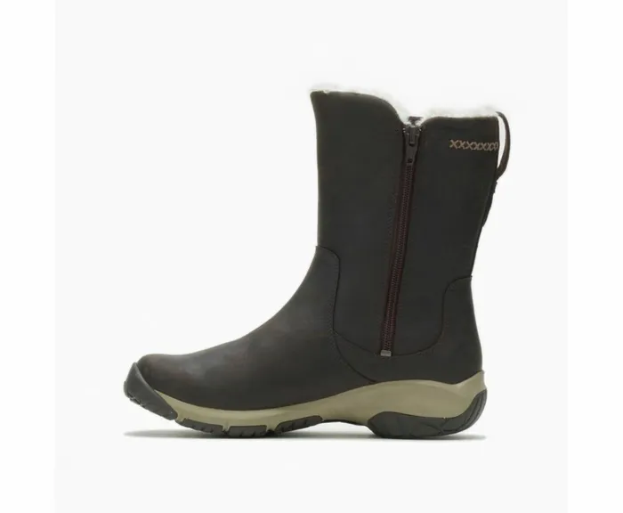 MERRELL Boots Women Encore 4 Tall Zip Polar Waterproof Espresso MERRELL Boots Women Encore 4 Tall Zip Polar Waterproof Espresso