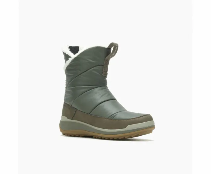 MERRELL Boots Women Snowcreek Sport Mid Zip Polar Waterproof Olive MERRELL Boots Women Snowcreek Sport Mid Zip Polar Waterproof Olive