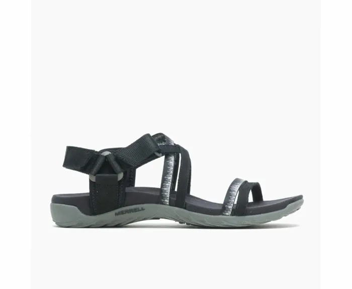 MERRELL Sandals Women Terran 3 Cush Lattice Wide Width Black