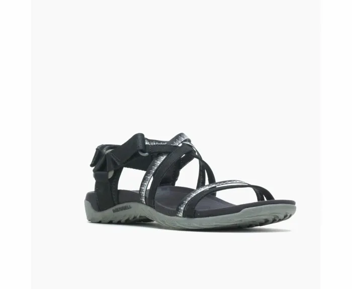 MERRELL Sandals Women Terran 3 Cush Lattice Wide Width Black MERRELL Sandals Women Terran 3 Cush Lattice Wide Width Black