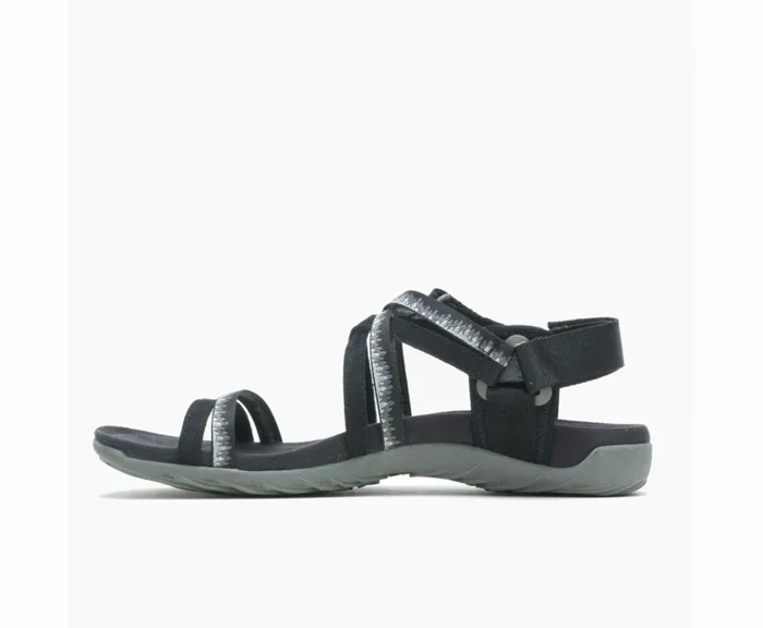 MERRELL Sandals Women Terran 3 Cush Lattice Wide Width Black MERRELL Sandals Women Terran 3 Cush Lattice Wide Width Black