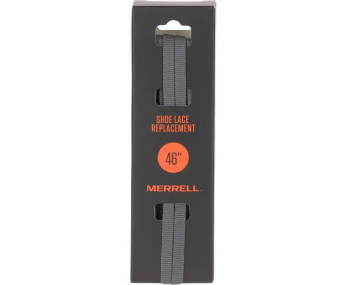 MERRELL Shoe Care MenWomenAccessories Flat Shoe Laces Charcoal