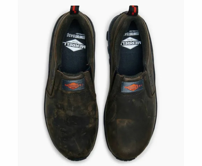 MERRELL SlipOns Men Jungle Moc Leather SR Work Shoe Espresso MERRELL SlipOns Men Jungle Moc Leather SR Work Shoe Espresso