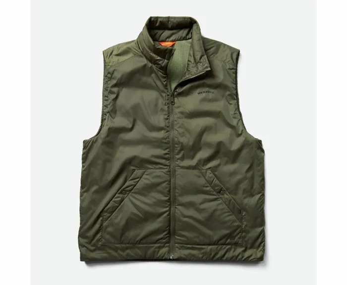 MERRELL Tops Men Geotex Insulated Vest Dusty Olive MERRELL Tops Men Geotex Insulated Vest Dusty Olive