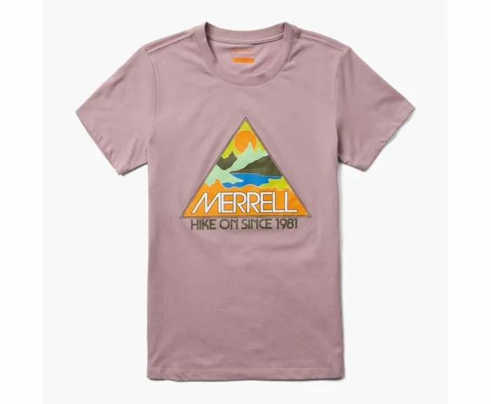 MERRELL Tops Women Triangle Tee Elderberry