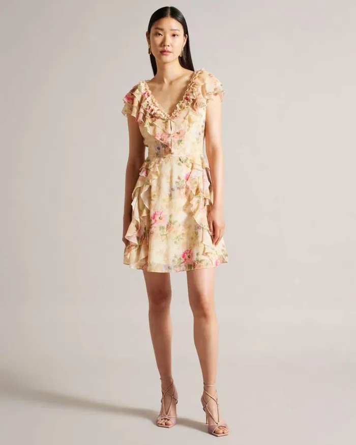 Mesh Tie Strap Sandals Light Pink Women Ted Baker Sandals and Sliders Mesh Tie Strap Sandals Light Pink Women Ted Baker Sandals and Sliders