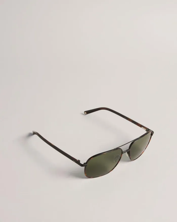 Metal Square Aviator Sunglasses Tortoiseshell Men Ted Baker Sunglasses Metal Square Aviator Sunglasses Tortoiseshell Men Ted Baker Sunglasses