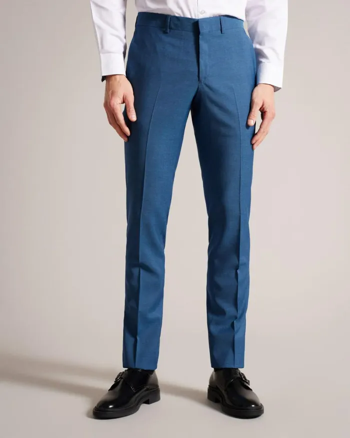 Navy Sharkskin Suit Trousers Navy Men Ted Baker Clothing Navy Sharkskin Suit Trousers Navy Men Ted Baker Clothing