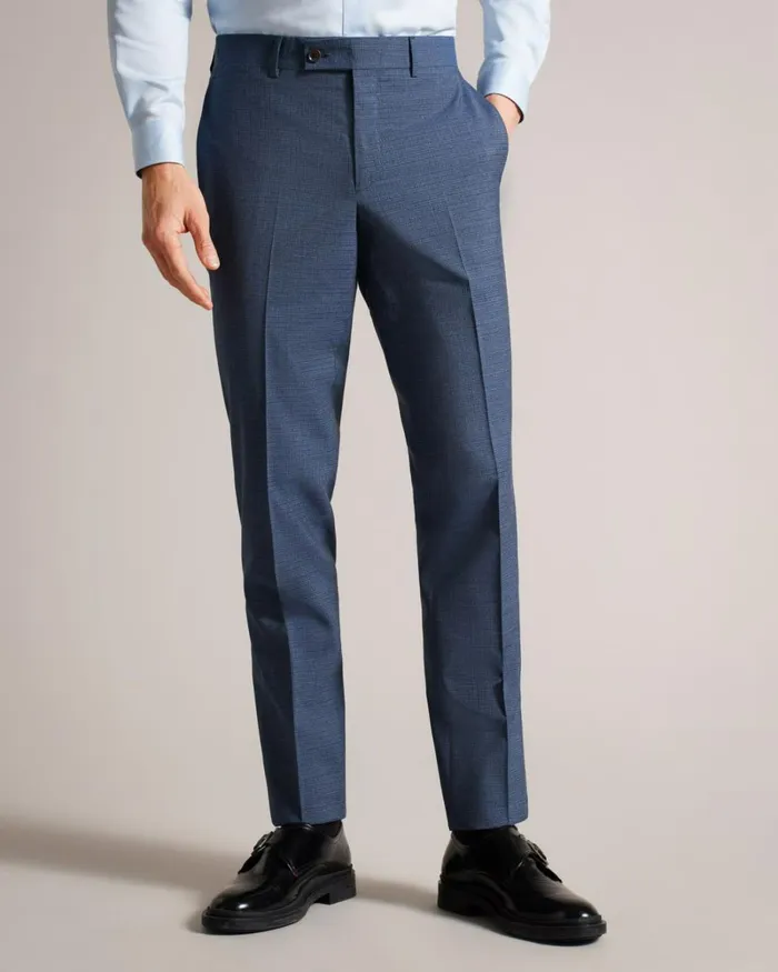 Navy Tweed Suit Trousers Navy Men Ted Baker Clothing Navy Tweed Suit Trousers Navy Men Ted Baker Clothing