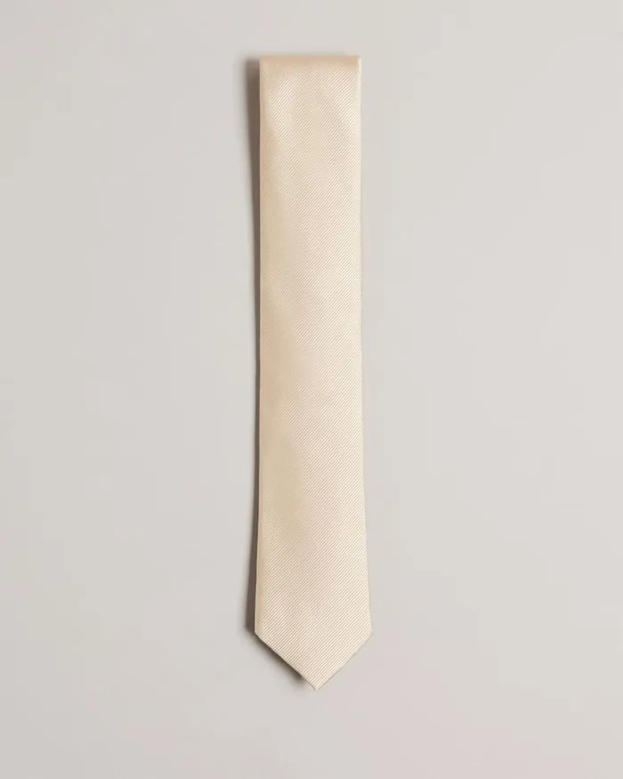 Ottoman Silk Tie Natural Men Ted Baker Ties and Bow Ties Ottoman Silk Tie Natural Men Ted Baker Ties and Bow Ties