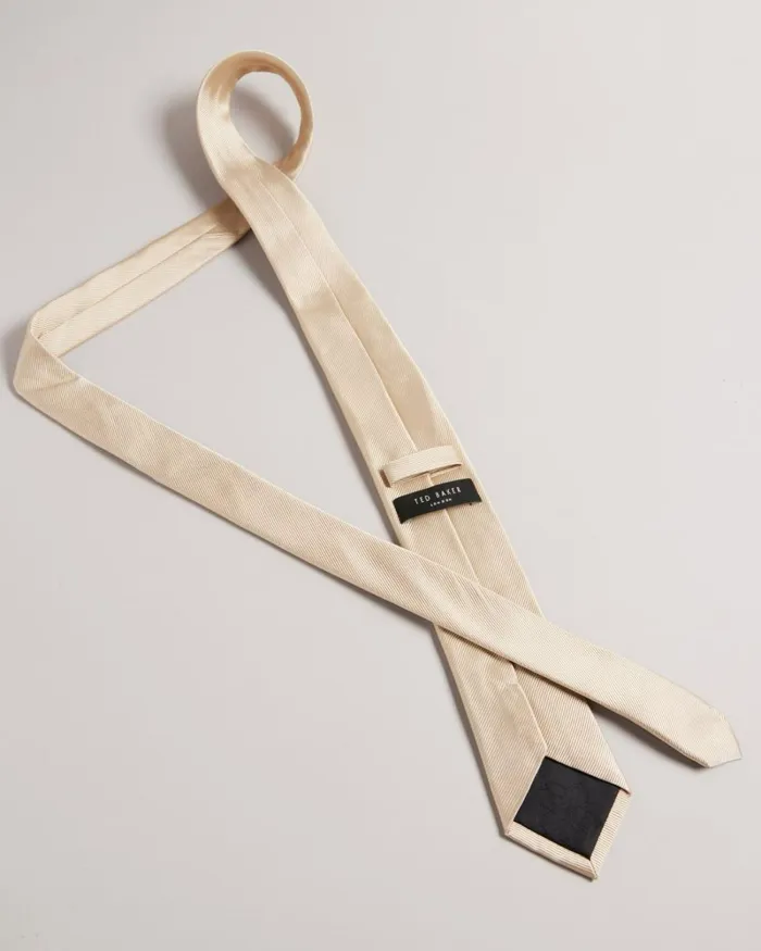 Ottoman Silk Tie Natural Men Ted Baker Ties and Bow Ties Ottoman Silk Tie Natural Men Ted Baker Ties and Bow Ties