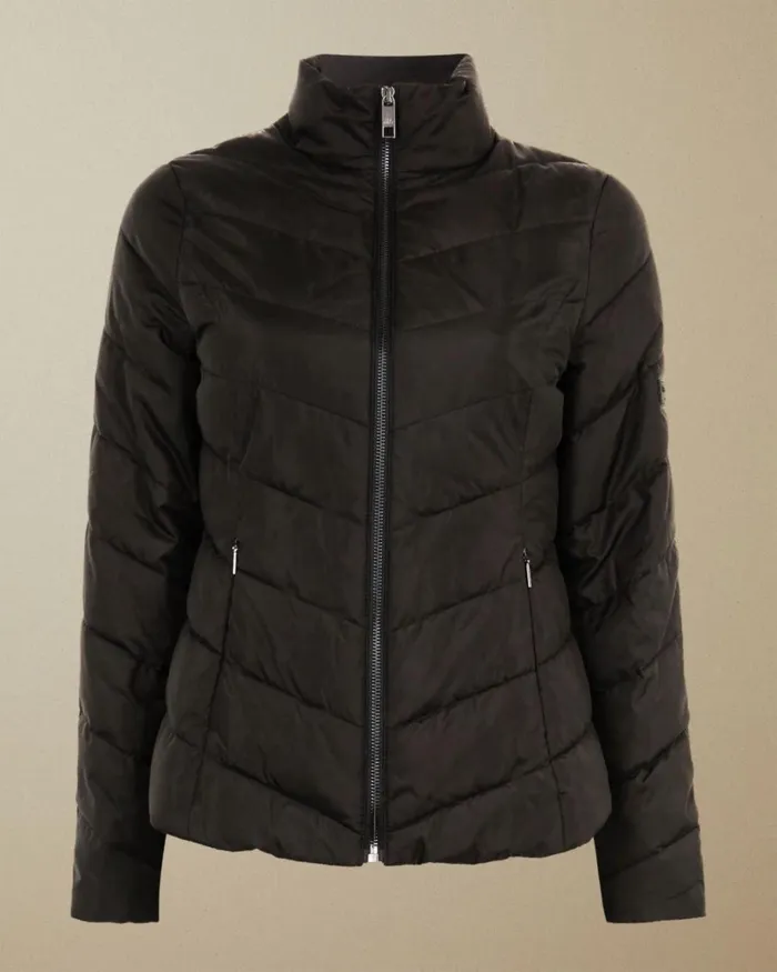 Packaway Padded Jacket Black Women Ted Baker Coats and Jackets