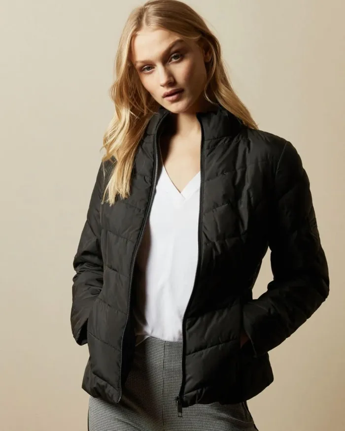 Packaway Padded Jacket Black Women Ted Baker Coats and Jackets