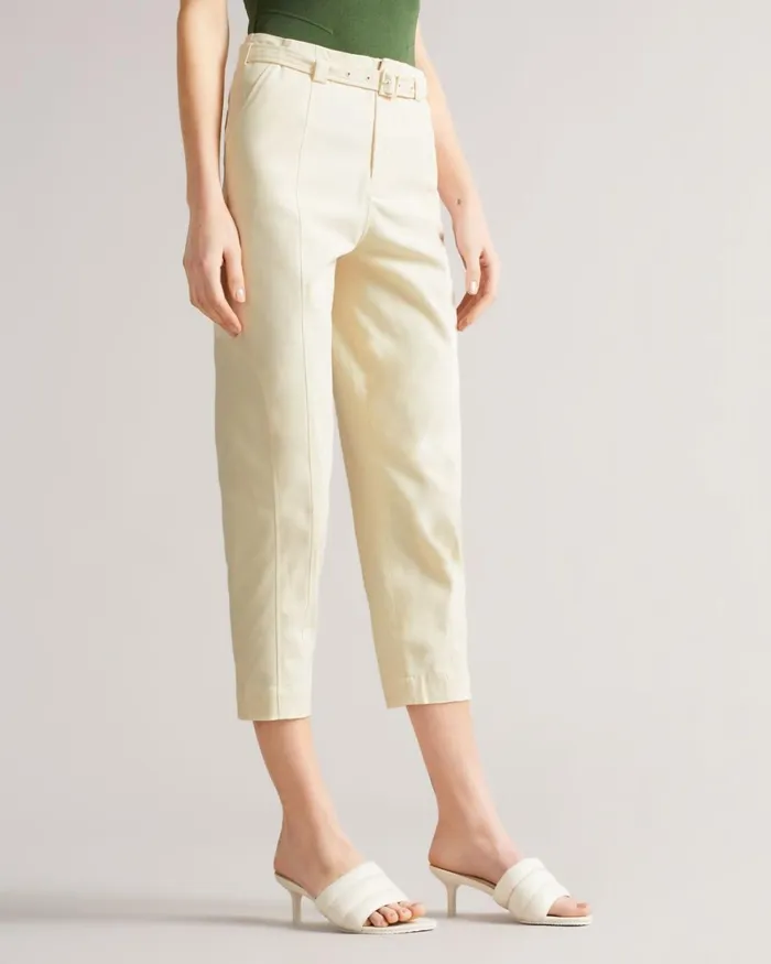 Panelled Barrel Leg Trouser White Women Ted Baker Tops and TShirts Panelled Barrel Leg Trouser White Women Ted Baker Tops and TShirts